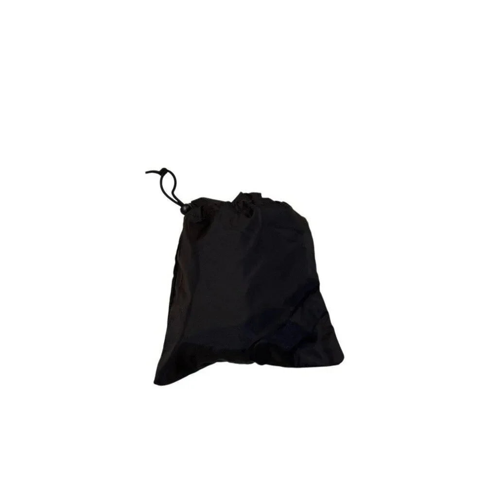 TUMI Black Nylon Packable Travel Duffel Bag + Small Pouch Lightweight